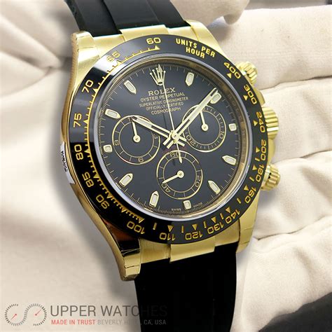 rolex daytona gold black dial price|18k gold Rolex daytona cosmograph.